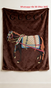 Gucci Monogram Horse Throw Blankets IMG_2937